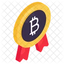 Bitcoin Badge Money Badge Cash Badge Icon