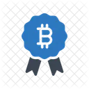Bitcoin Badge  Icon