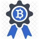 Bitcoin badge  Icon