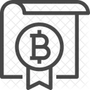 Bitcoin Badge Icon