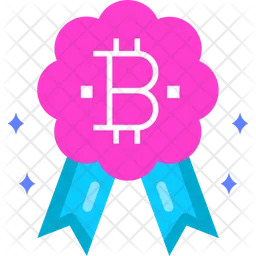 Bitcoin Badge  Icon