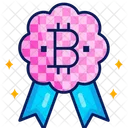 Bitcoin Badge  Icon