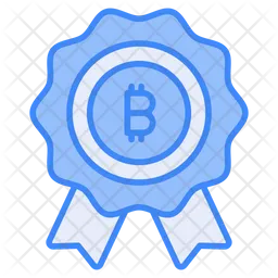 Bitcoin Badge  Icon