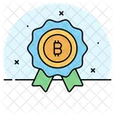 Bitcoin Badge Reward Icon