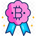 Bitcoin Badge  Icon