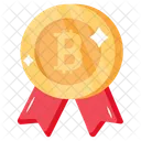 Bitcoin Badge  Icon