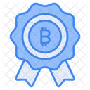 Bitcoin Badge  Icon