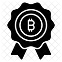 Bitcoin Badge  Icon