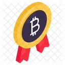 Bitcoin Badge  Icon