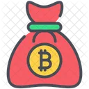 Bag Bitcoin Money Icon