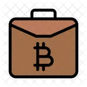 Bag Briefcase Bitcoin Icon