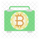 Bitcoin Bag Business Man Bitcoin Icon