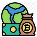 Bitcoin Bag  Icon