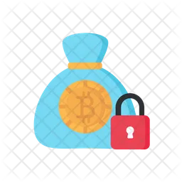 Bitcoin Bag Safety  Icon