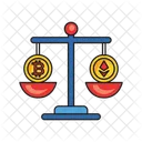 Bitcoin Balance  Icon