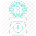 Bitcoin balance  Icon