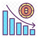 Bitcoin-Balkendiagramm  Symbol