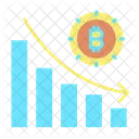 Bitcoin-Balkendiagramm  Symbol