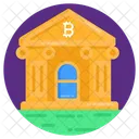 Bitcoin Bank Blockchain Bank Bitcoin Institution Symbol