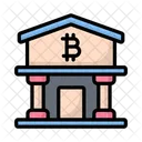 Bitcoin Bank Cryptocurrency Bank Icon