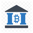 Bank Bitcoin Crypto Icon