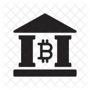 Bank Bitcoin Crypto Icon