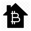 House Bitcoin Saving Icon