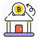 Banco de bitcoin  Ícone
