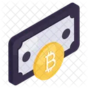 Bitcoin Banknote Cryptocurrency Banknote Crypto Icon