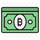Bitcoin Banknote  Icon