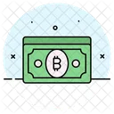 Bitcoin Banknote Cryptocurrency Icon