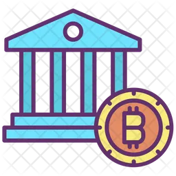 Banque bitcoin  Icône