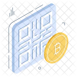 Bitcoin Barcode  Icon