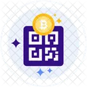 Bitcoin Barcode  Icon