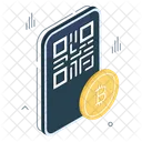 Bitcoin Barcode  Icon