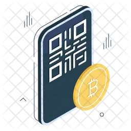 Bitcoin Barcode  Icon