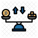 Bitcoin-Belohnung  Symbol