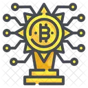 Bitcoin-Belohnung  Symbol