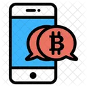 Bitcoin-Benachrichtigung  Symbol