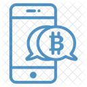 Bitcoin-Benachrichtigung  Symbol