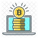 Beneficio bitcoin  Icono