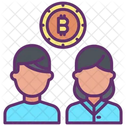 Bitcoin-Benutzer  Symbol