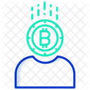 Benutzer Bitcoin Benutzer Bitcoin Konto Icon