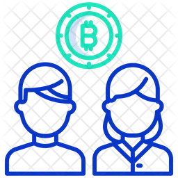 Bitcoin-Benutzer  Symbol