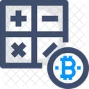 Bitcoin berechnen  Symbol