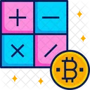 Bitcoin berechnen  Symbol