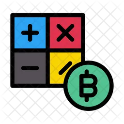 Bitcoin-Berechnung  Symbol