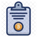 Bitcoin-Bericht  Symbol