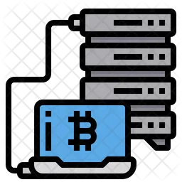 Bitcoin Big Data  Icon