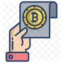 Bitcoin Bill Money Bitcoin Icon